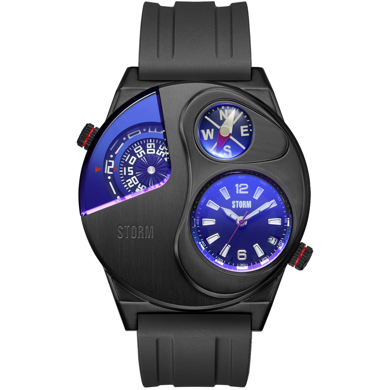 Men's STORM Watch NAVITREK RUBBER SLATE BLUE (47538/SL/B