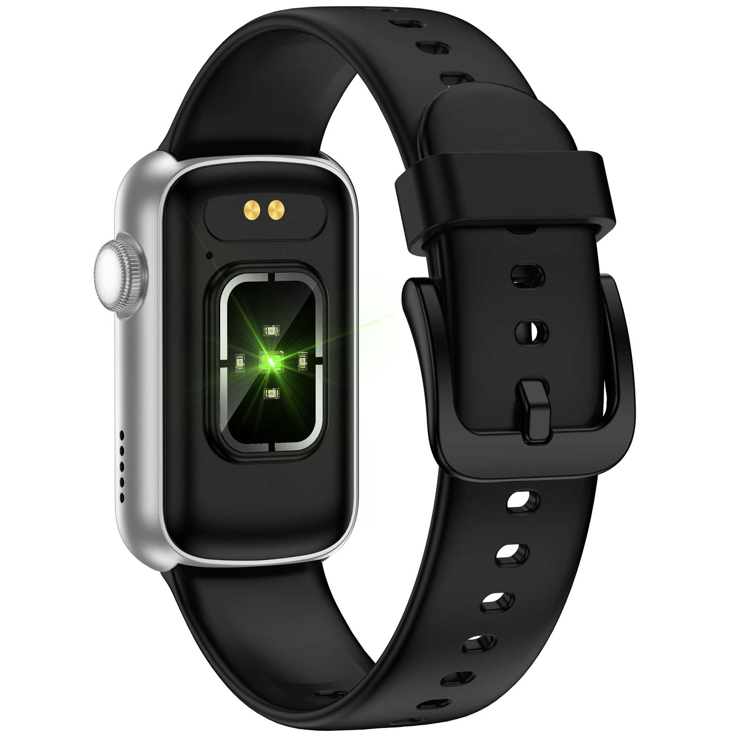 S-TRIX SMART WATCH SILVER BLACK BACK