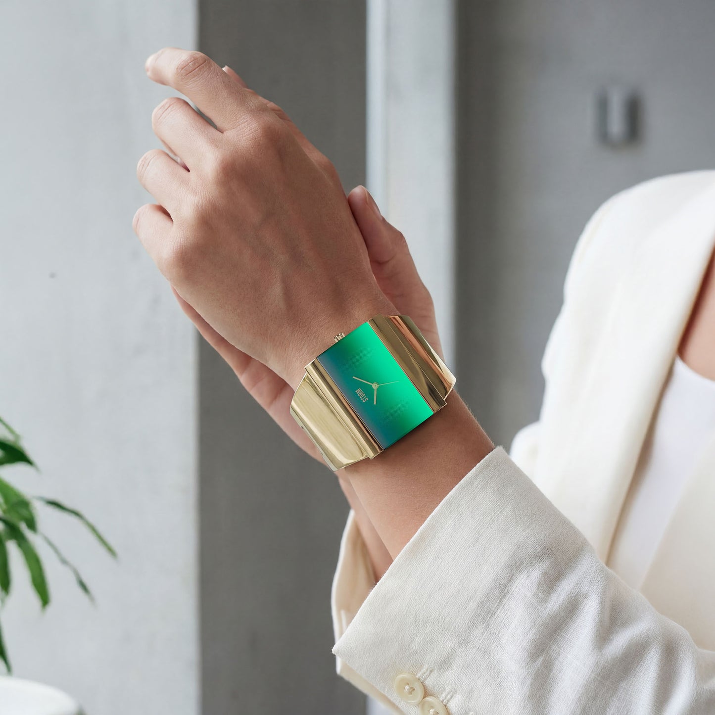 STARLETTI GOLD LAZER GREEN