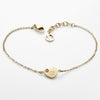 MINI HEART BRACELET GOLD
