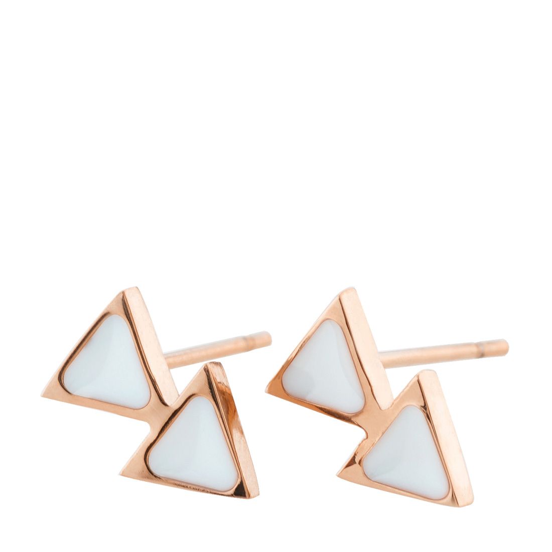ENAMELLI EARRING ROSE GOLD