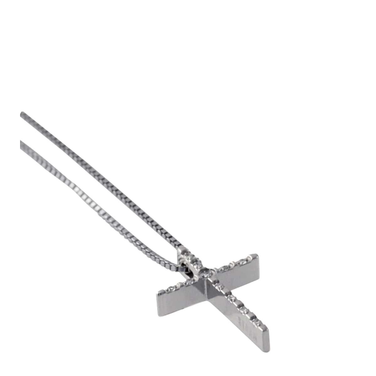 SLENDER CROSS DIAMOND PENDANT