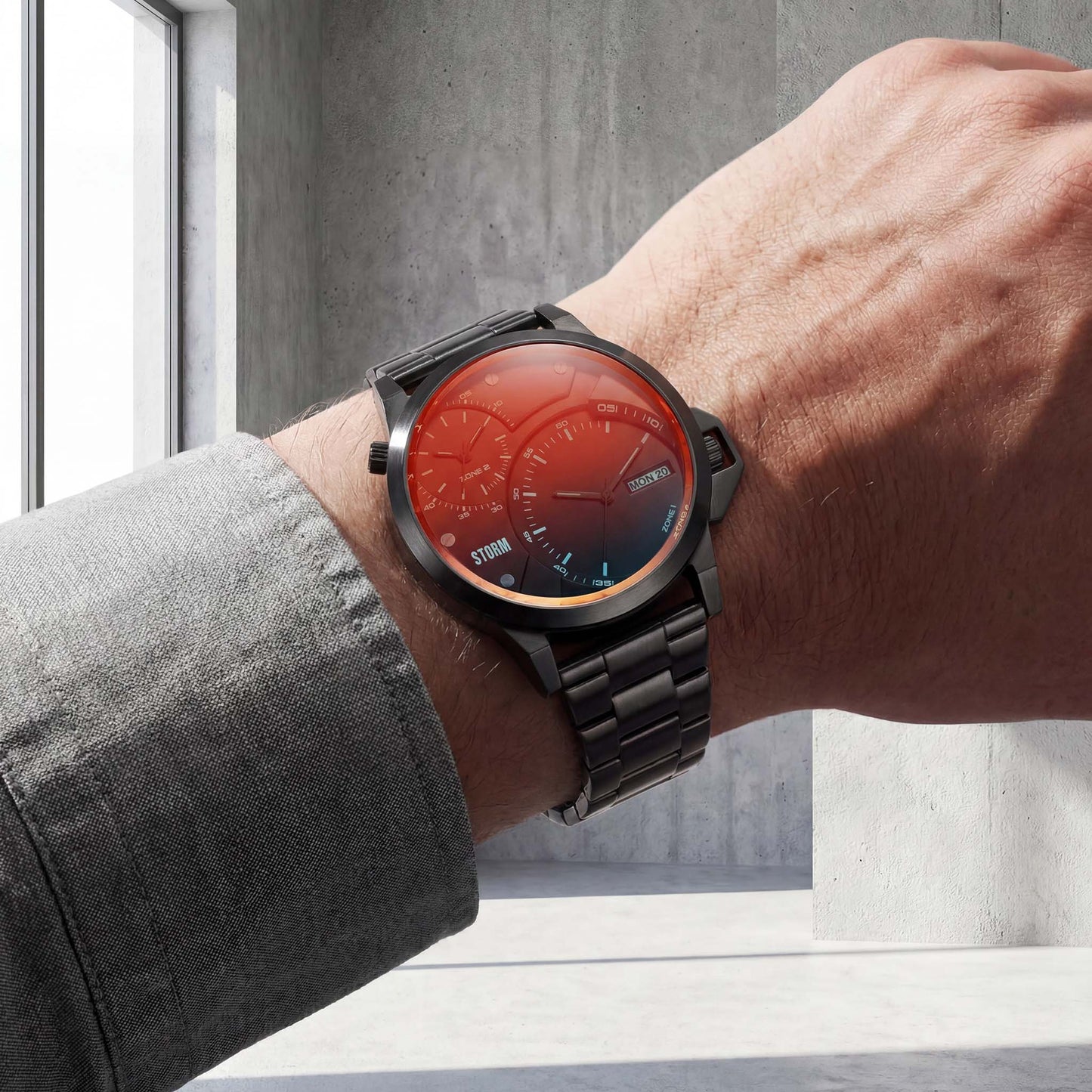 STORM AVALONIC SLATE RED WRIST 3