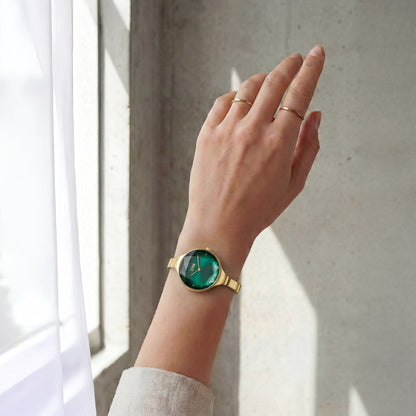 STORM CRISTOLA GOLD GREEN WRIST 2
