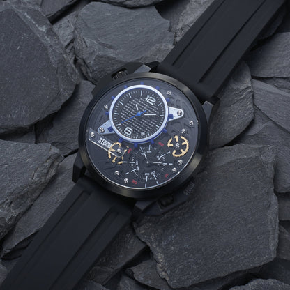 DUALATON RUBBER SLATE BLUE ON ROCKS