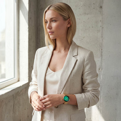 ELEXI GOLD LAZER GREEN LIFESTYLE VIEW