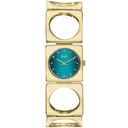 STORM GROOVY GOLD TEAL FRONT VIEW