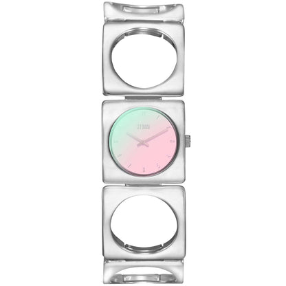 GROOVY V2 LAZER PINK FRONT VIEW