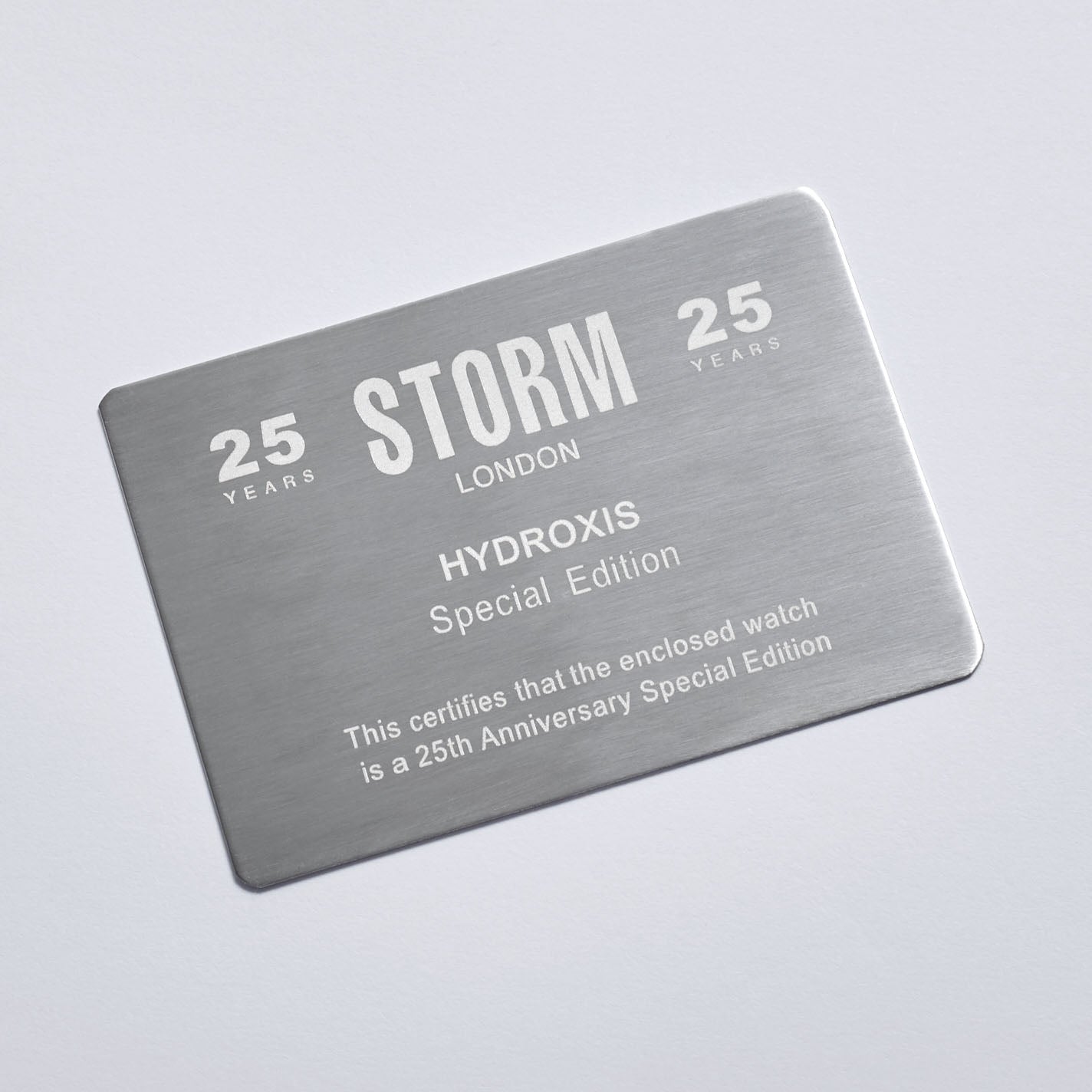 STORM HYDROXIS SILVER SPECIAL EDITION CARD