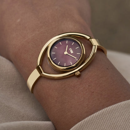 STORM ORLENA GOLD RED WATCH  WRIST 2