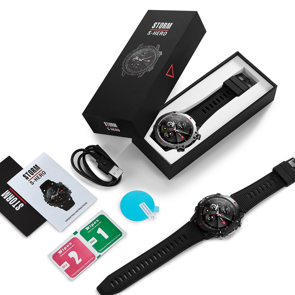 STORM S-HERO SMART WATCH BLACK PACKAGING