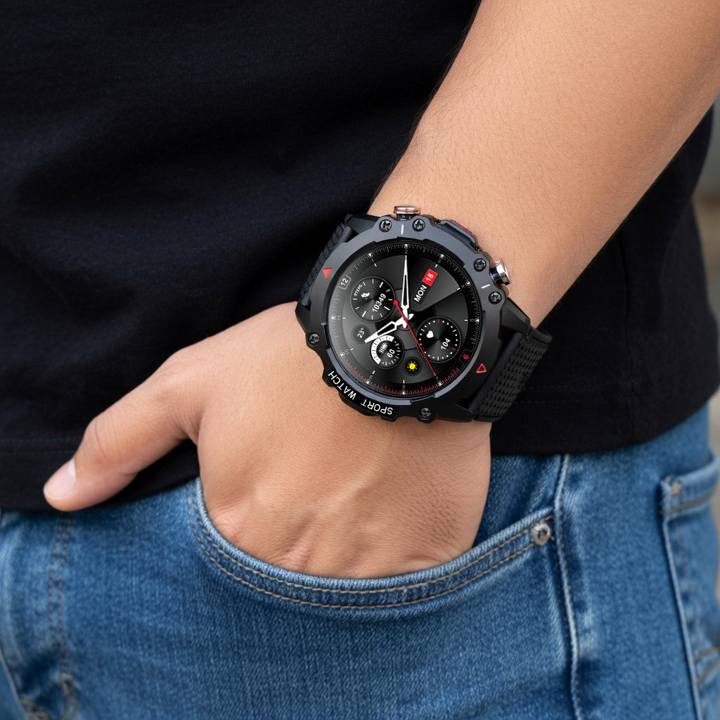 S-HERO SMART WATCH BLACK WRIST 2