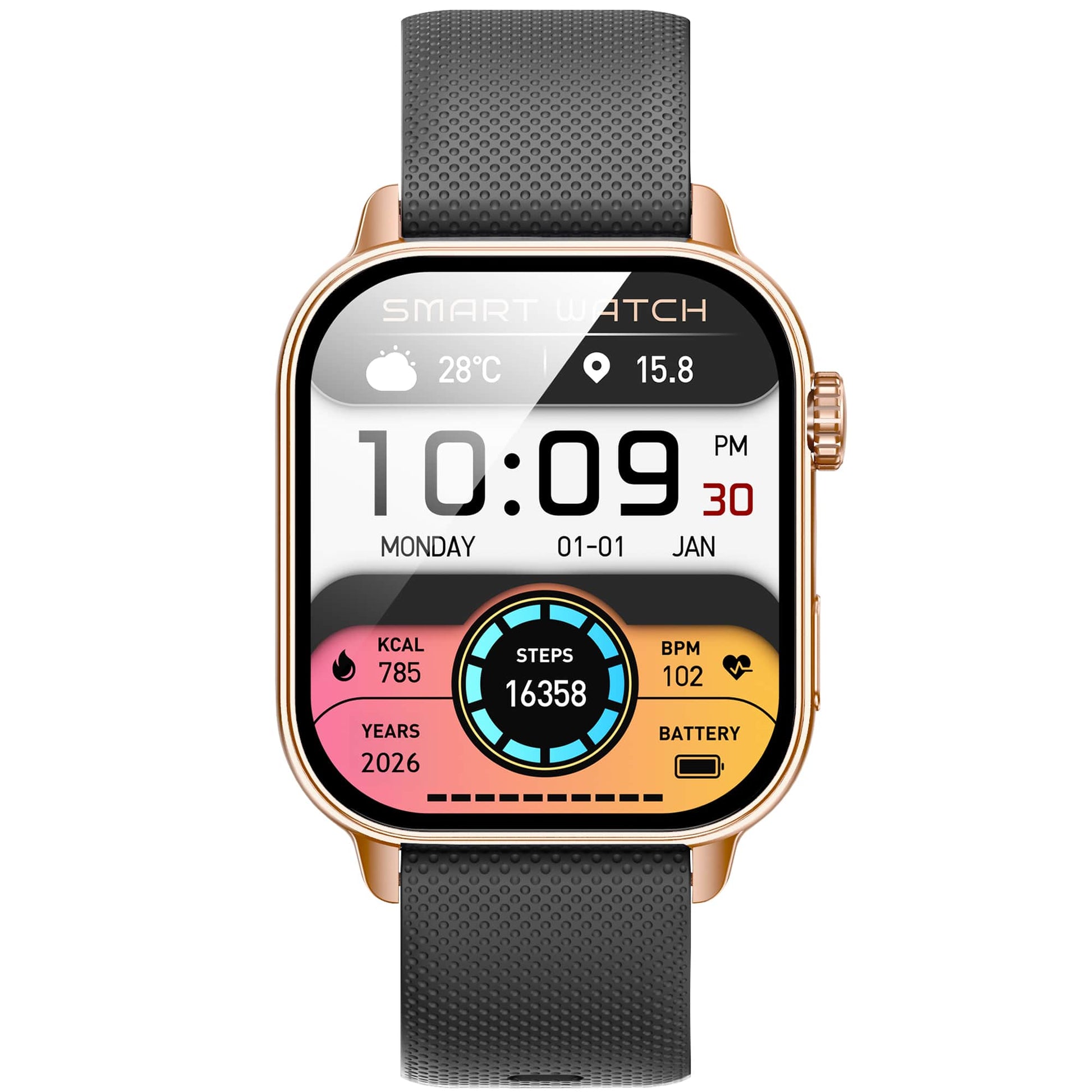 S-VION SMART WATCH RG-BLACK