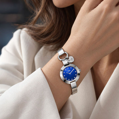 STORM STORMELE LAZER BLUE WATCH WRIST VIEW