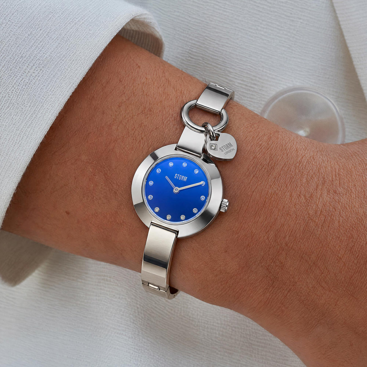 STORM STORMELE WATCH LAZER BLUE WRIST 03