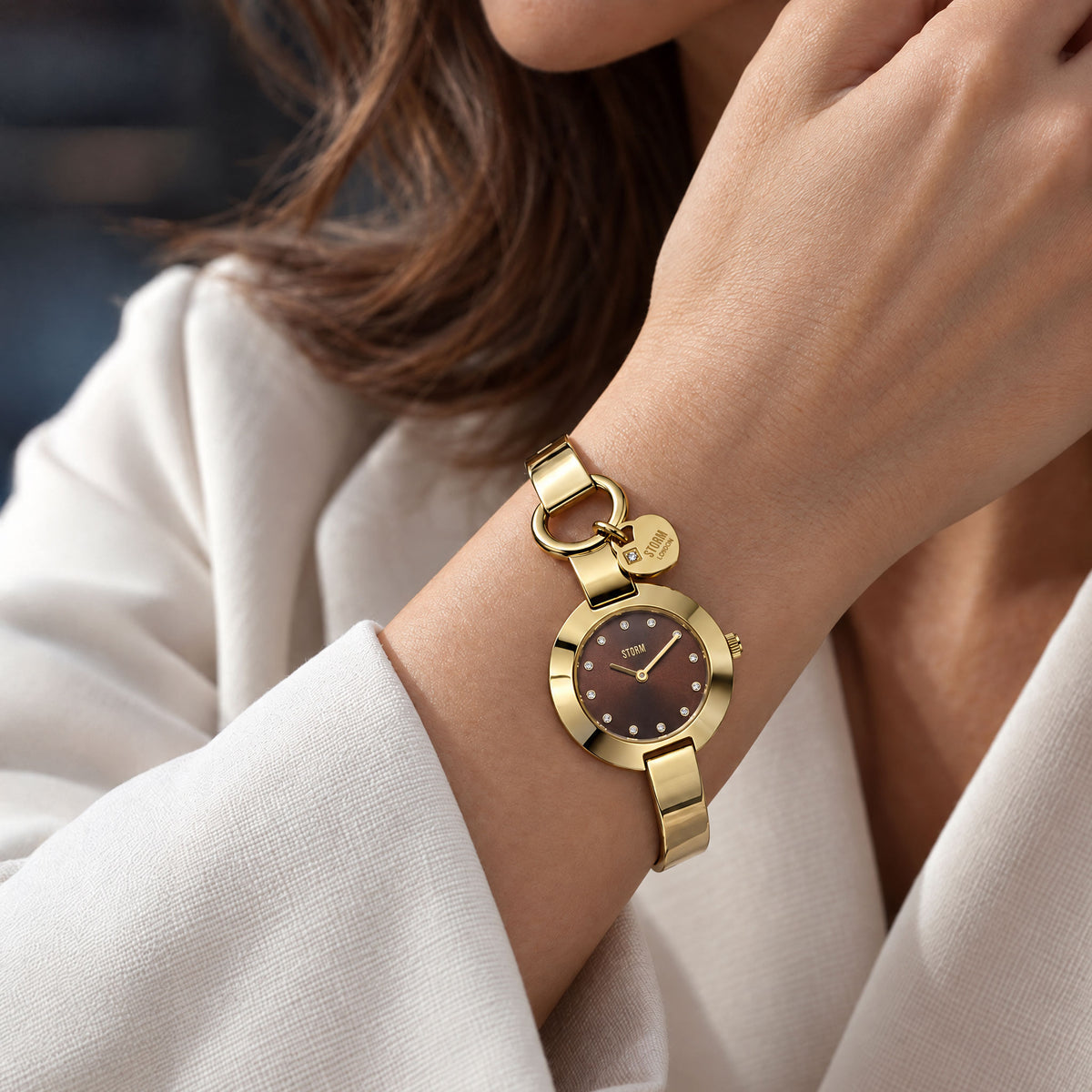 STORMELE GOLD BROWN WRIST