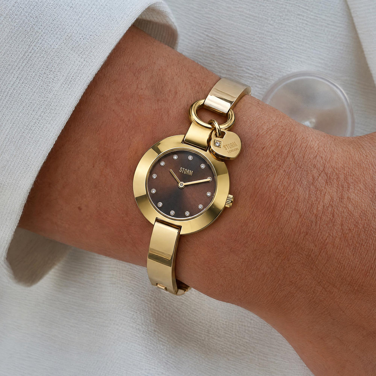 STORM STORMELE GOLD BROWN WATCH WRIST VIEW 03