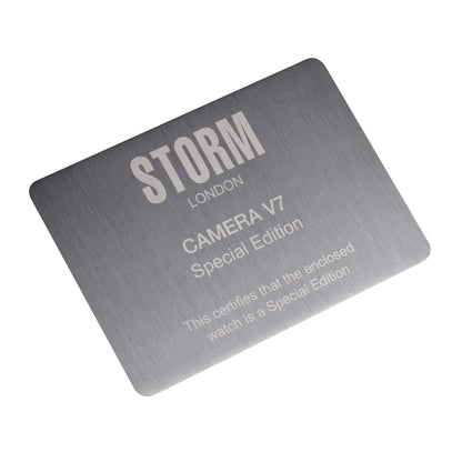 STORM CAMERA V7 SLATE RED SPECIAL EDITION CARD