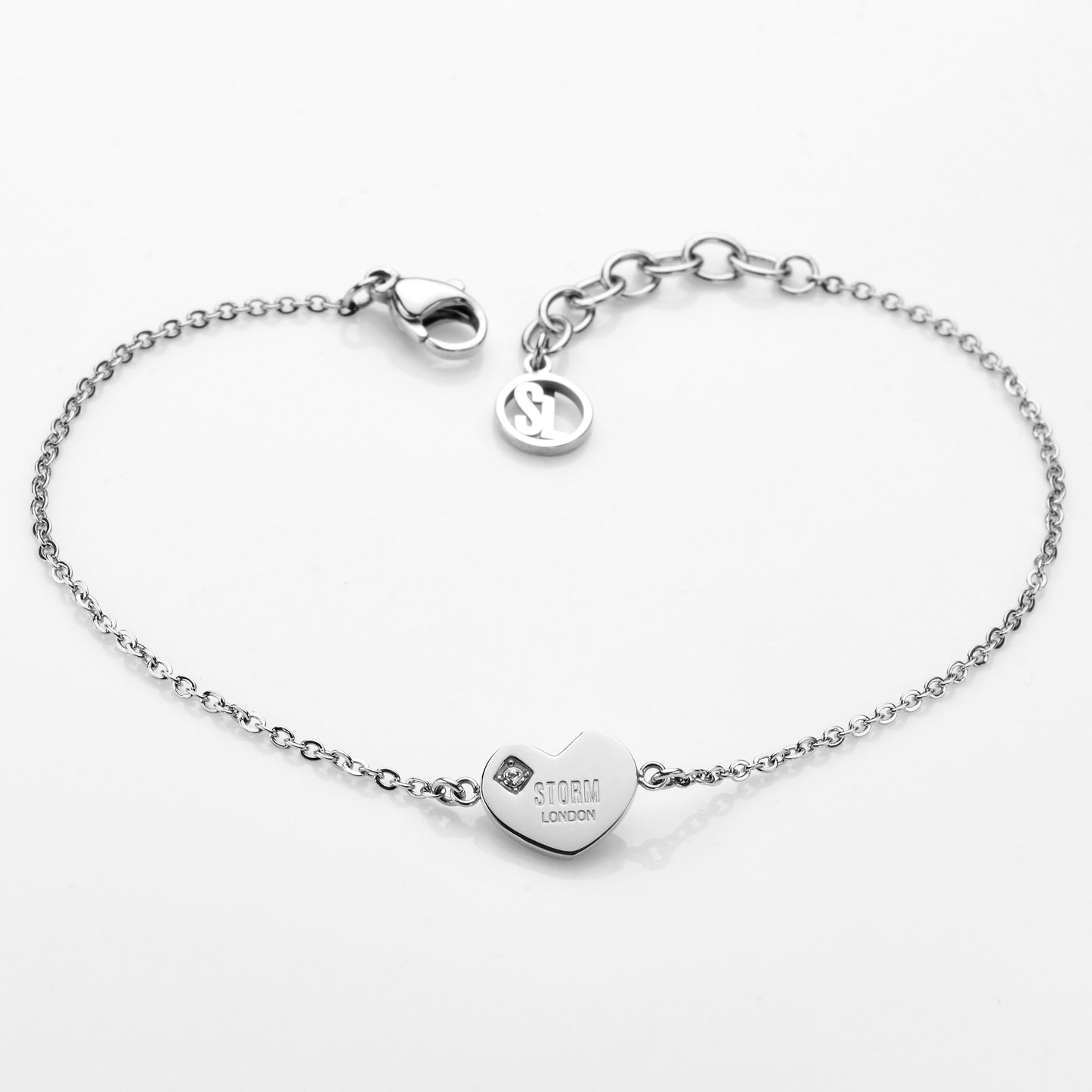 MINI HEART BRACELET SILVER
