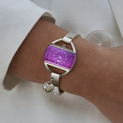 STORM TEMPTRESS CHARM LAZER PURPLE WRIST 1