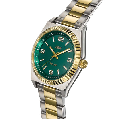 SUNSTONE GOLD GREEN ANGLE VIEW