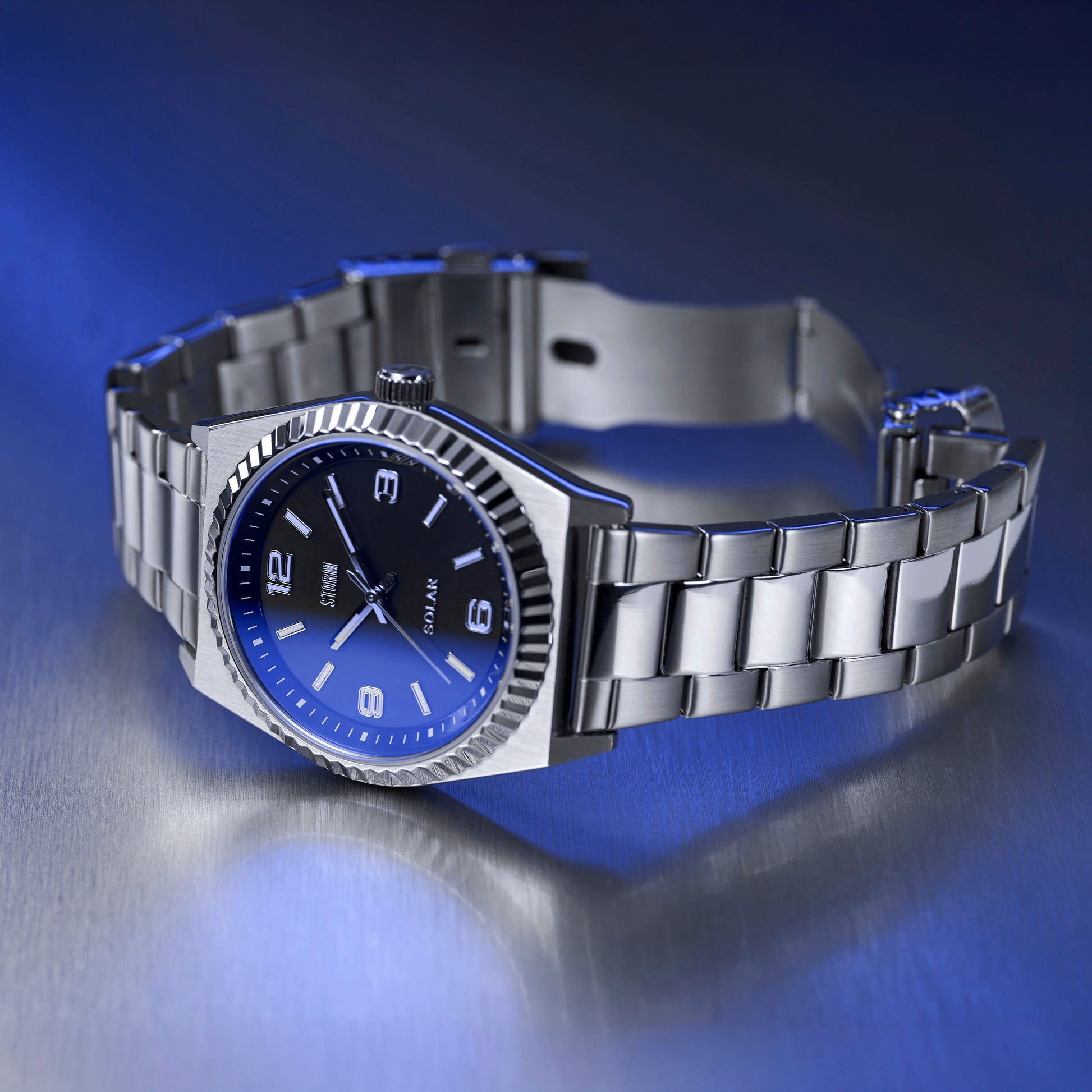 STORM SUNSTONE SOLAR LAZER BLUE WATCH 1
