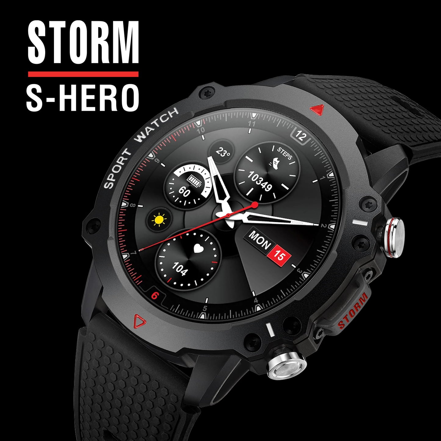 S-HERO SMART WATCH BLACK