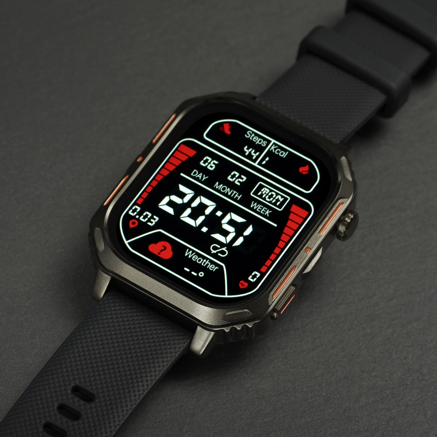 S-MAX SMART WATCH SILICON BLACK EXTRA 1