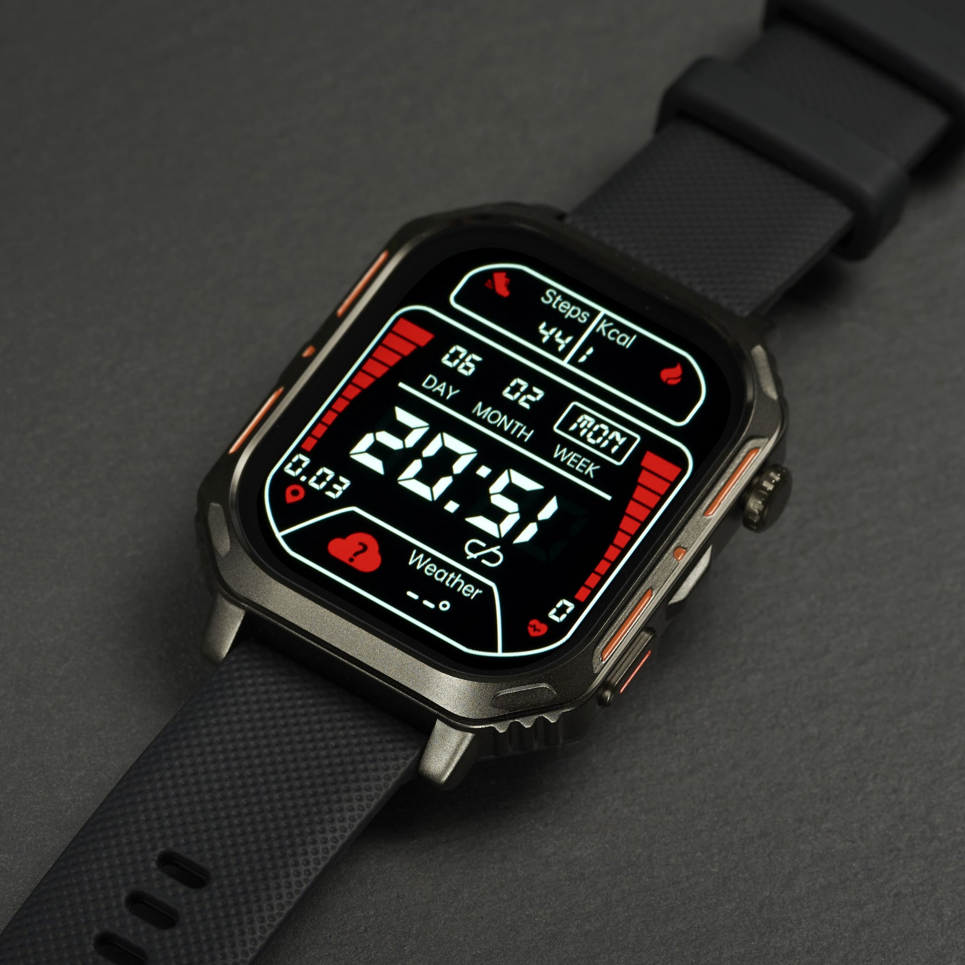 S-MAX SMART WATCH SILICON BLACK EXTRA 1
