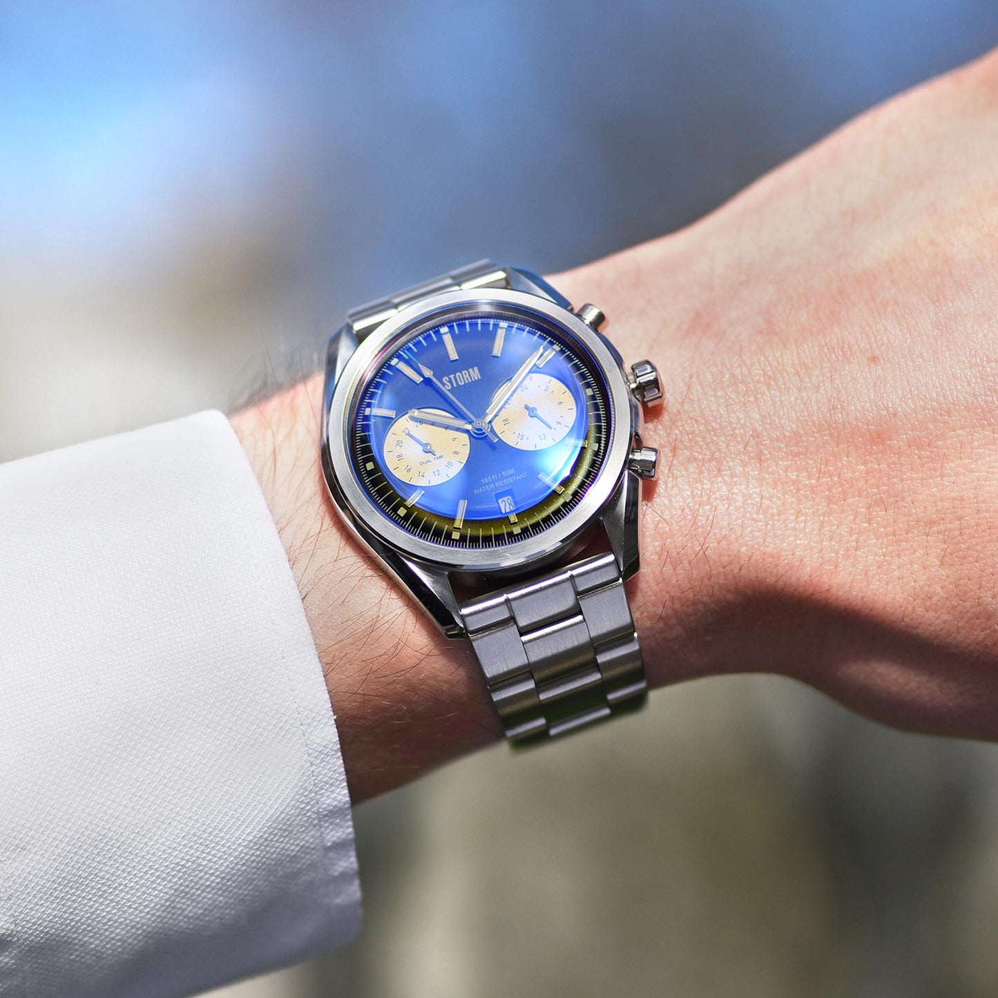 TREXON LAZER BLUE WRIST VIEW