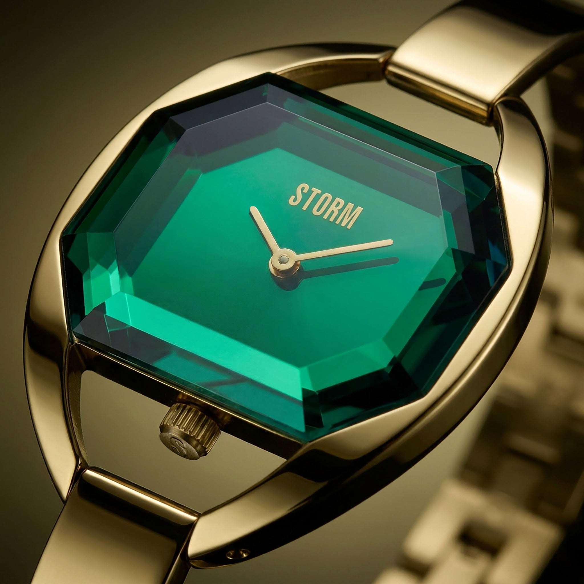 RAIRA 掛時計 WC-01-M グリーン Women's STORM Watch TULISA GOLD LAZER GREEN (47545/GD/GN