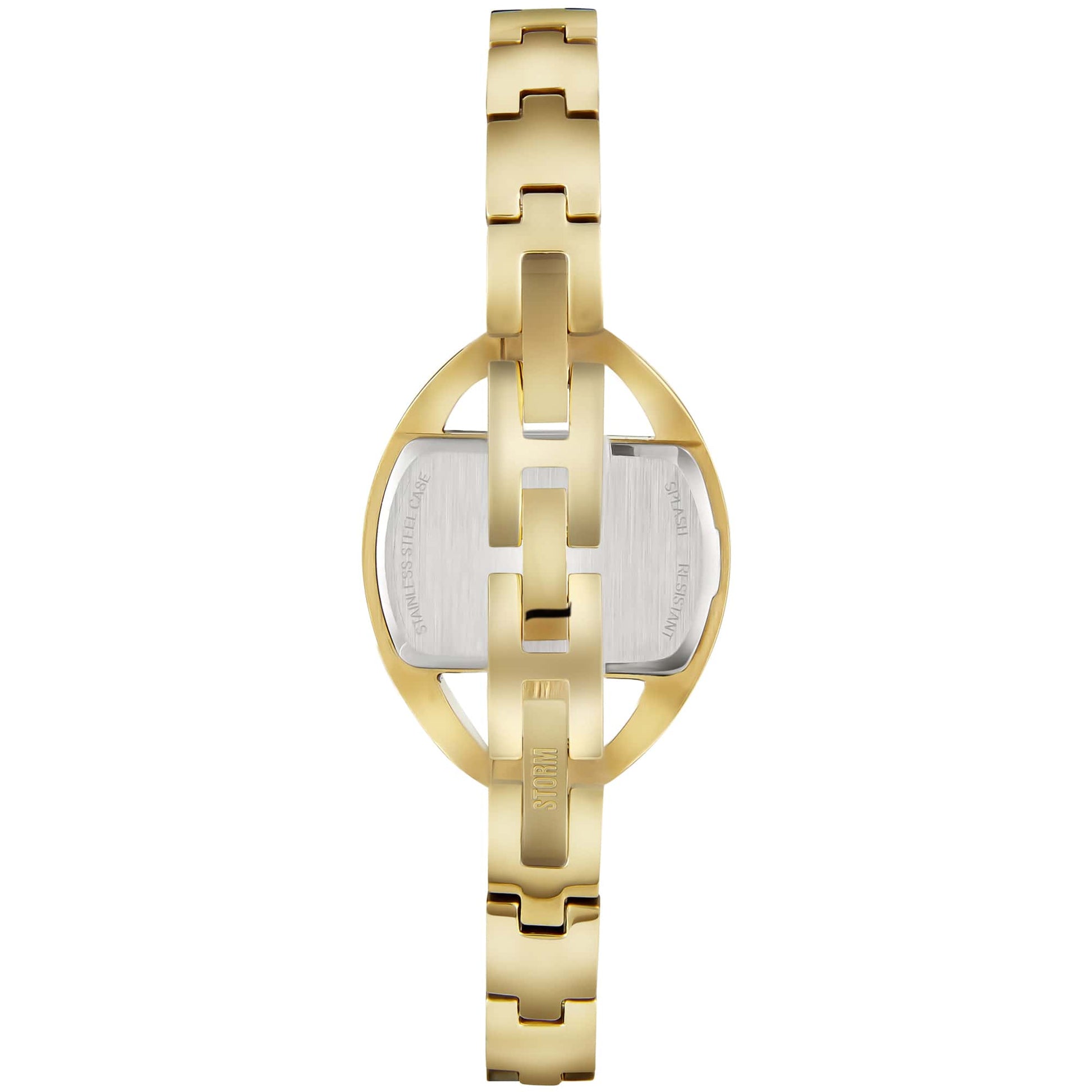 TULISA GOLD LAZER GREEN BACK VIEW