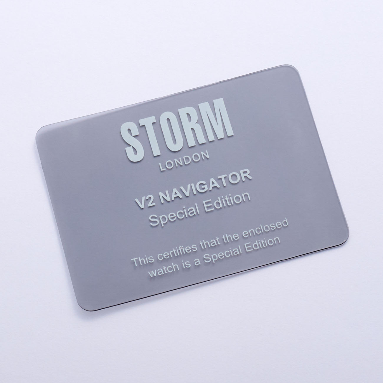 V2 NAVIGATOR SLATE SPECIAL EDITION CARD