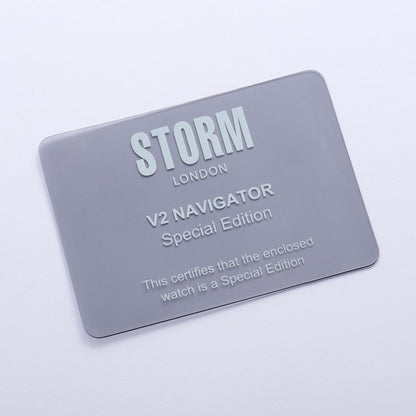 V2 NAVIGATOR SLATE SPECIAL EDITION CARD