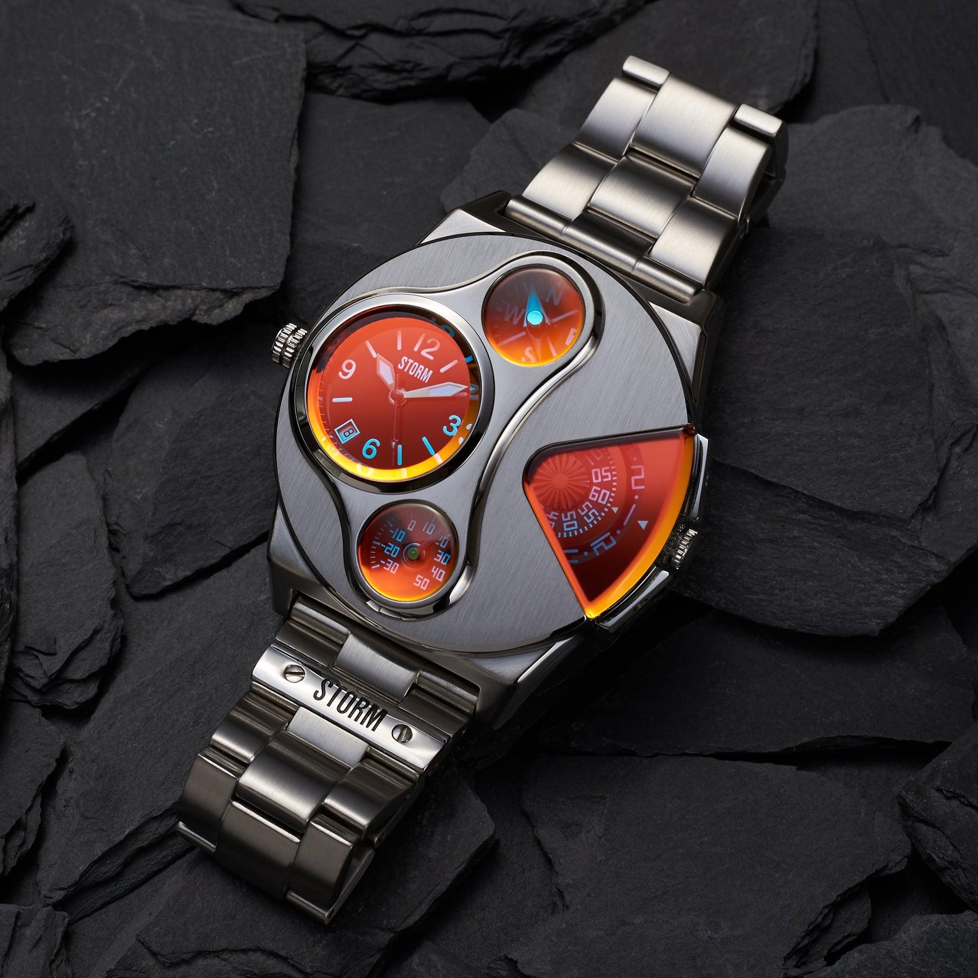 Men's STORM V2 Navigator Lazer Red Watch (47246/R) StormWatches