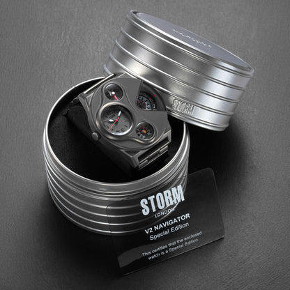 V2 NAVIGATOR SPECIAL EDITION IP MATT GREY PACKAGING TIN