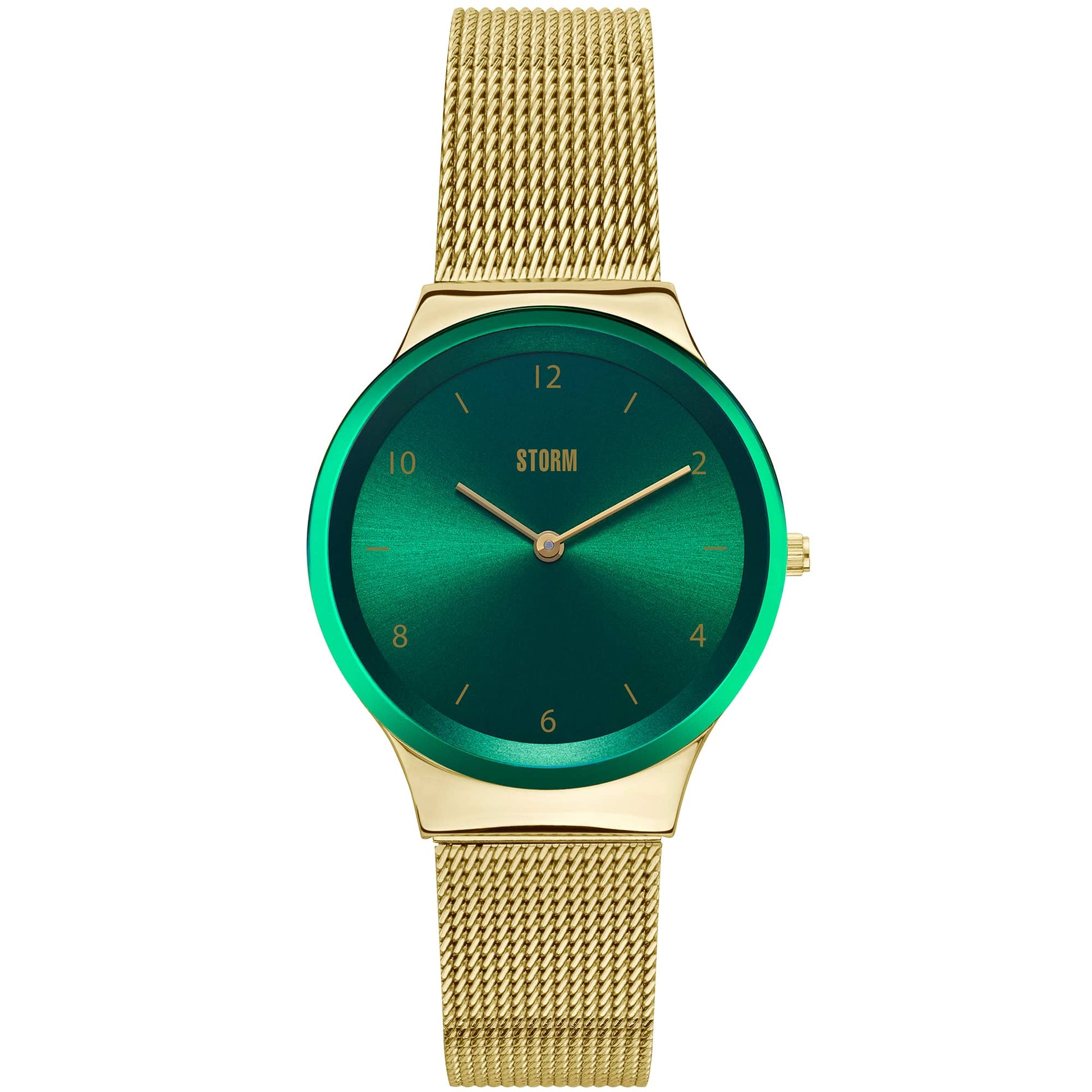 ZADIE GOLD GREEN FRONT VIEW