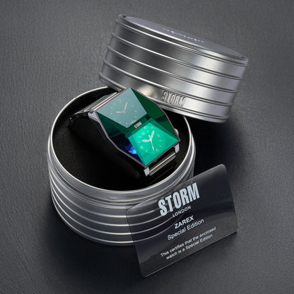 ZAREX SPECIAL EDITION LAZER GREEN PACKAGING TIN