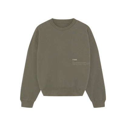 ESSENTIAL SWEATSHIRT OLIVE