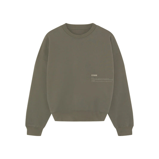 ESSENTIAL SWEATSHIRT OLIVE