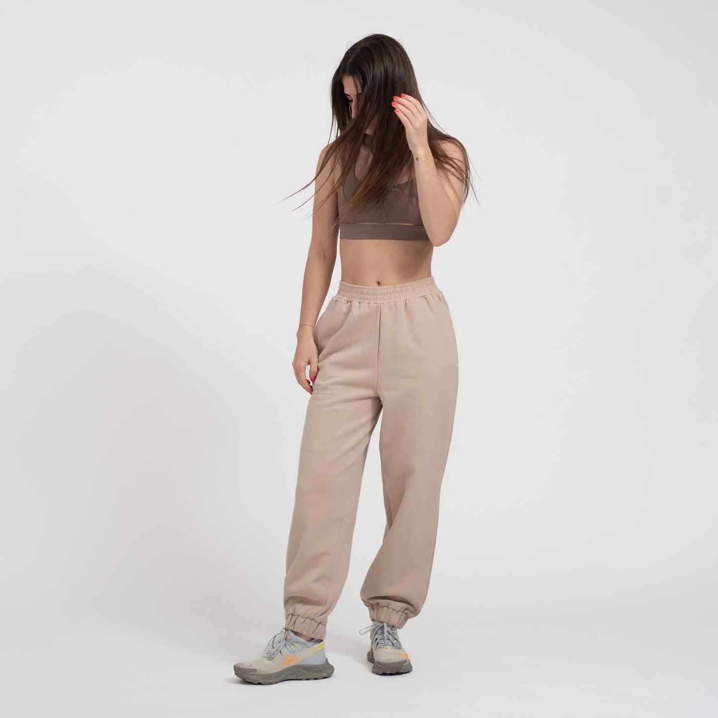 ESSENTIAL SWEATPANTS SAND