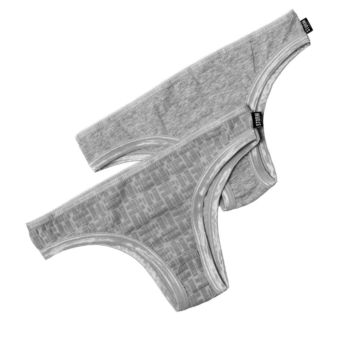 MARNIE BRIEFS GREY S - 6MG0001