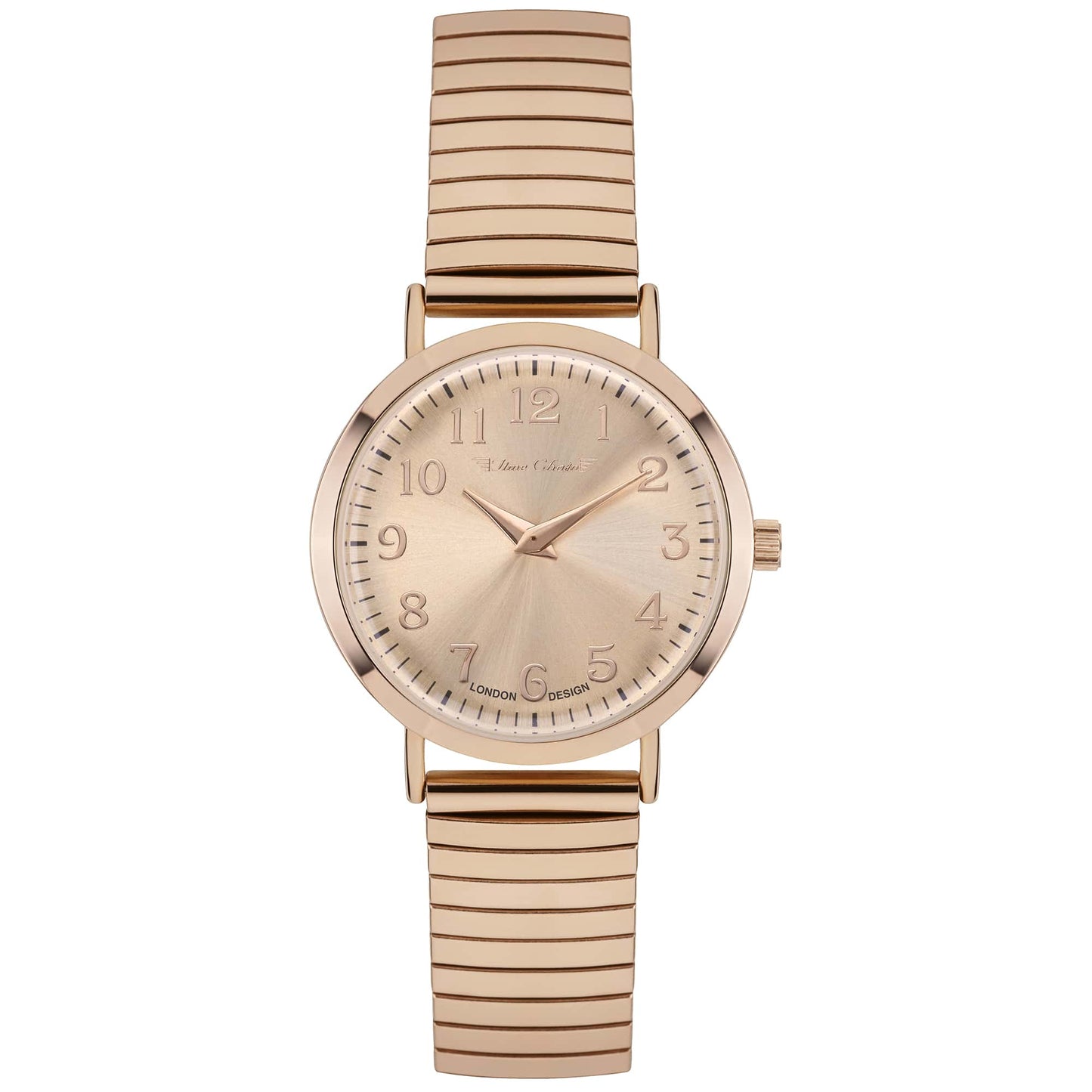 TIME CHAIN PUTNEY SPANDEX WATCH ROSE GOLD