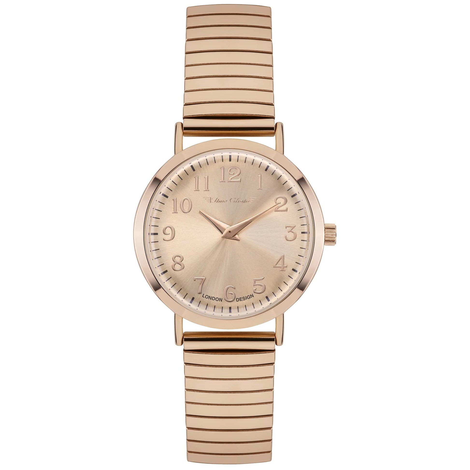 TIME CHAIN PUTNEY SPANDEX WATCH ROSE GOLD