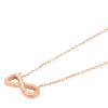 INFINITY NECKLACE ROSE GOLD