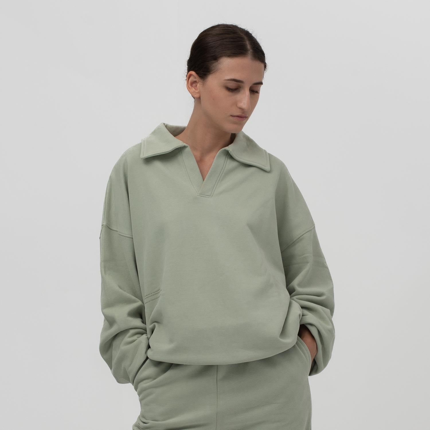 Sage Woman Berry Incognito II Relaxed Fit Sweatshirt With Front Patch-Super Heavy 375g main image 0