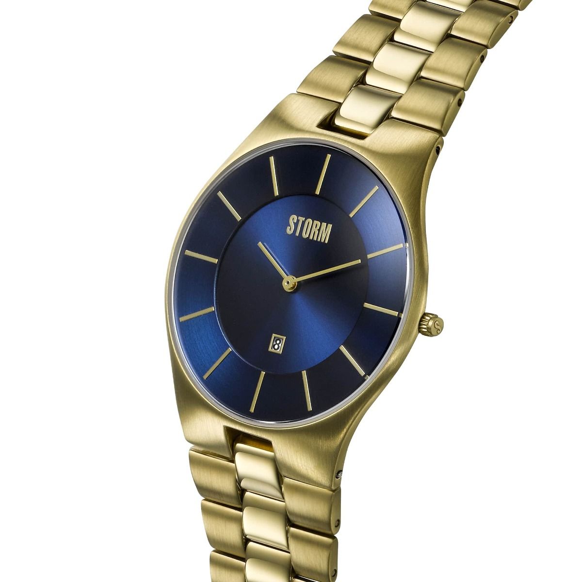 Mens slim sale gold watch