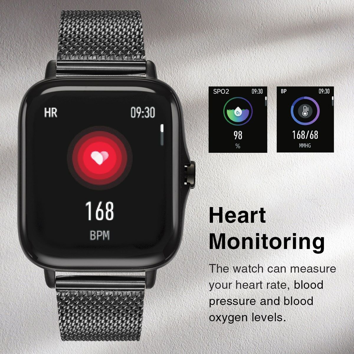 Heart rate monitoring online smart watch